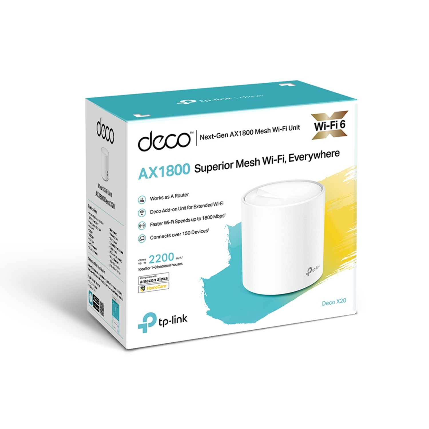 Sistema Wi-Fi 6 Mesh TP-Link Deco X20(1-pack)-4