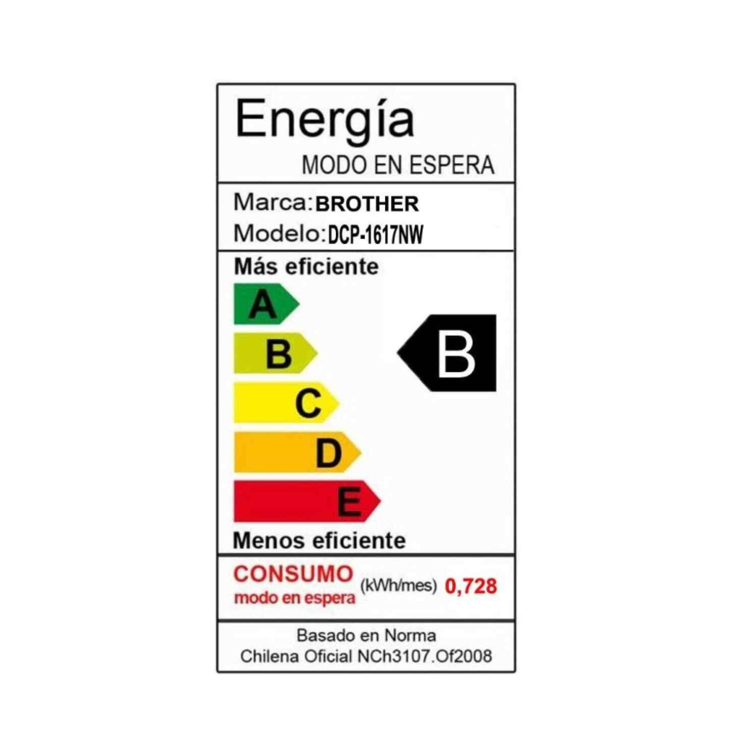 Impresora Multifuncional DCP-1617NW Monocromática WiFi-7