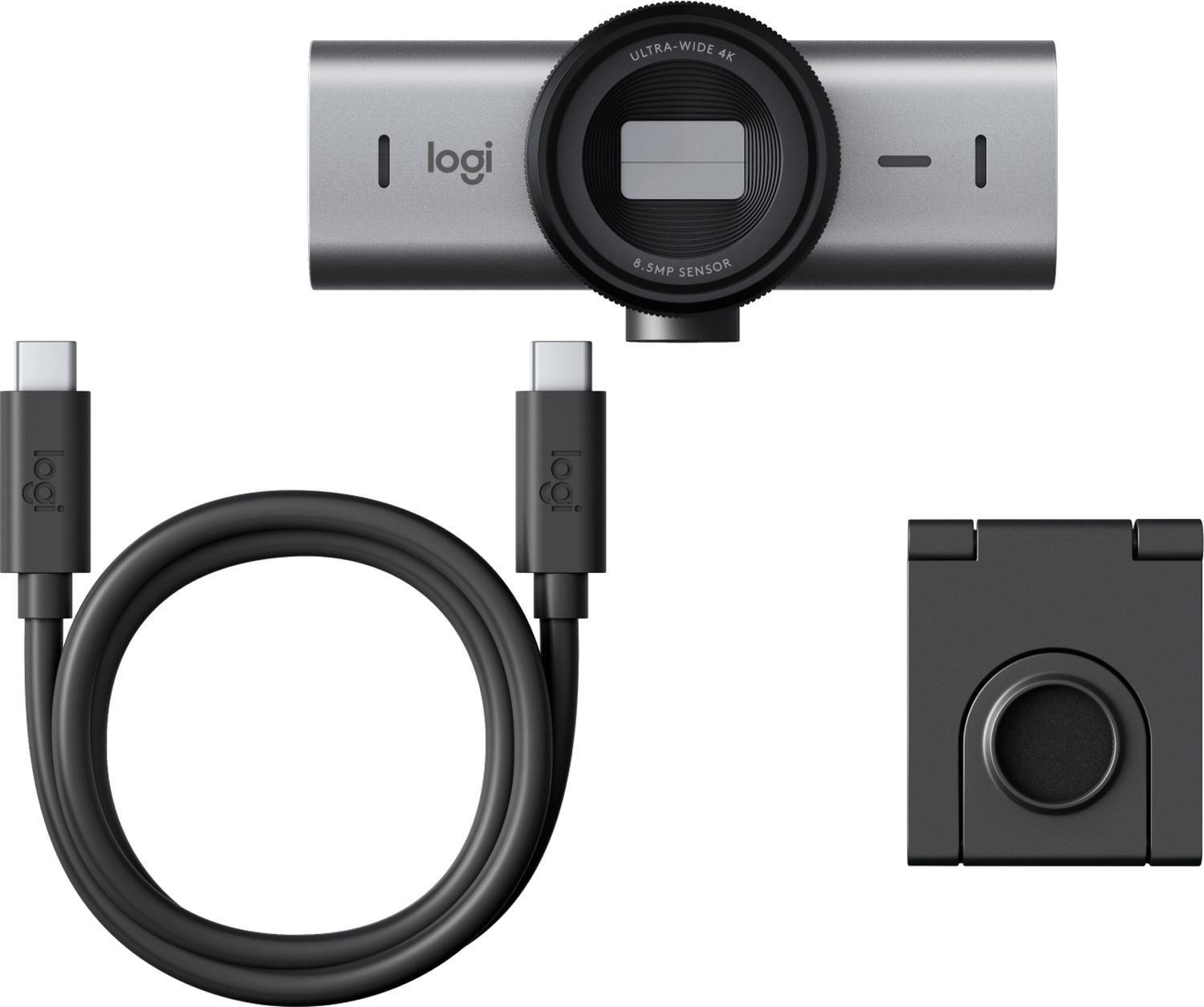 Cámara Web Logitech MX Brio 8,5 MP Negro Grafito-4