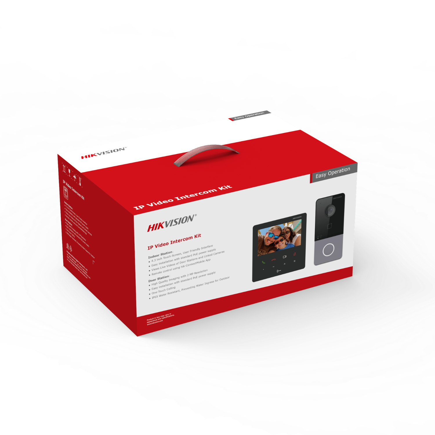 Videoportero IP Hikvision DS-KIS606-P con Monitor 4.3"-4