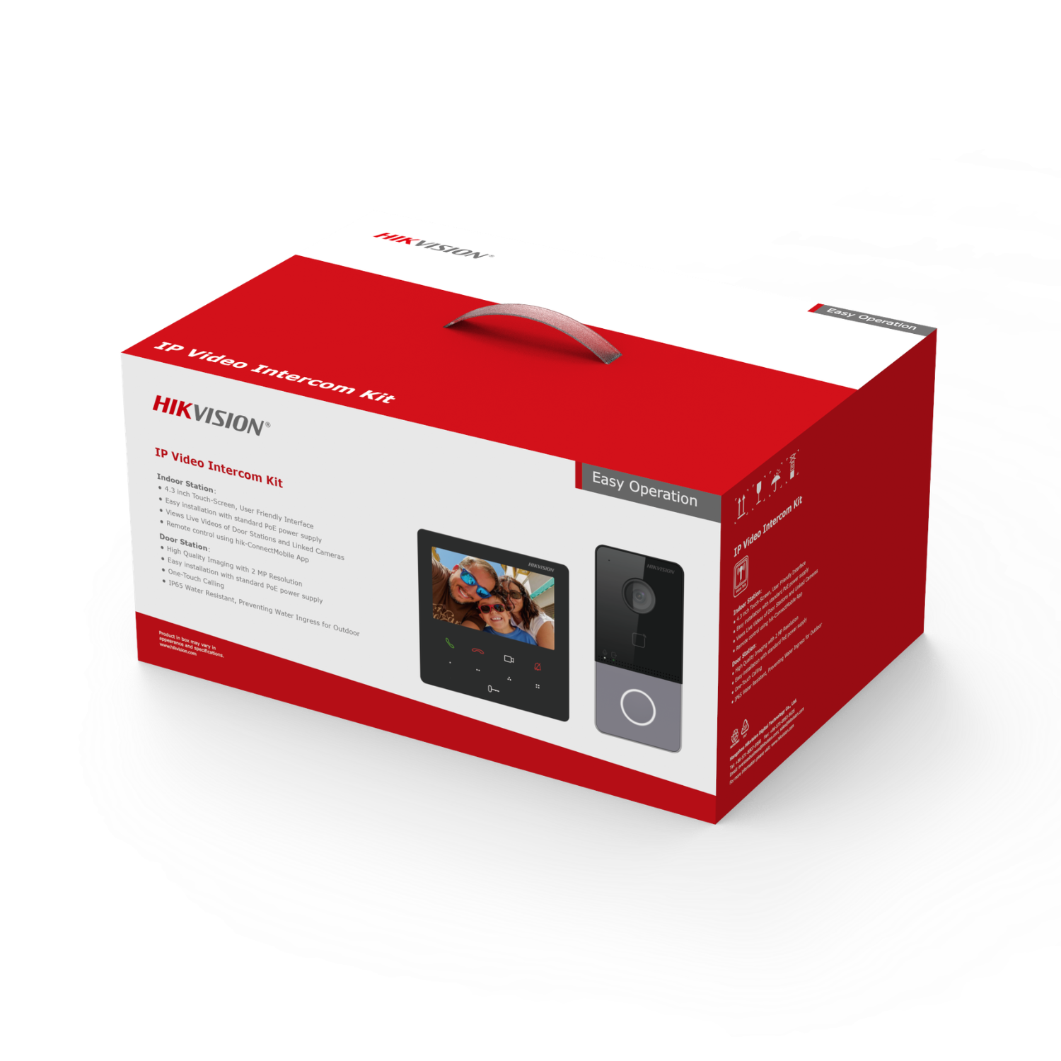 Videoportero IP Hikvision DS-KIS606-P con Monitor 4.3"-5