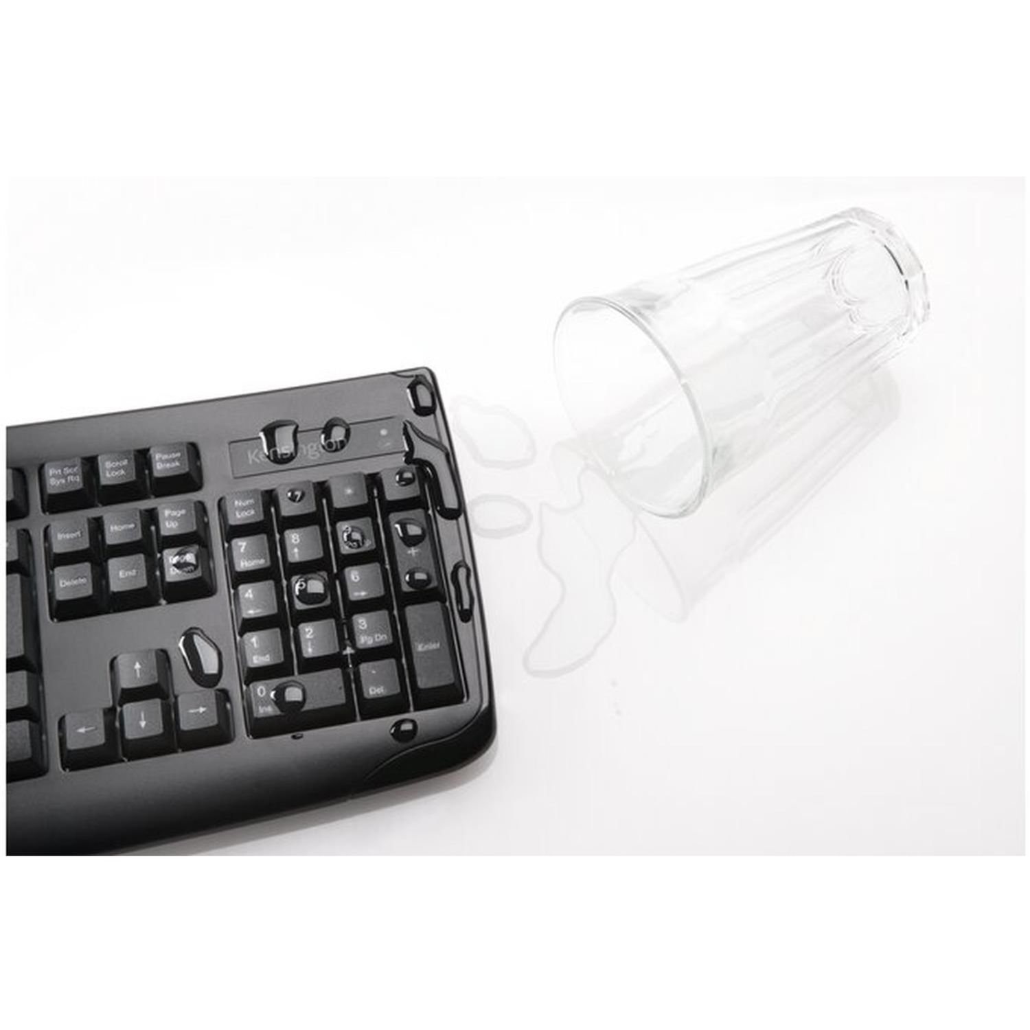 Combo de Teclado y Mouse Pro Fit Wireless Antiderrame inalámbrico-3