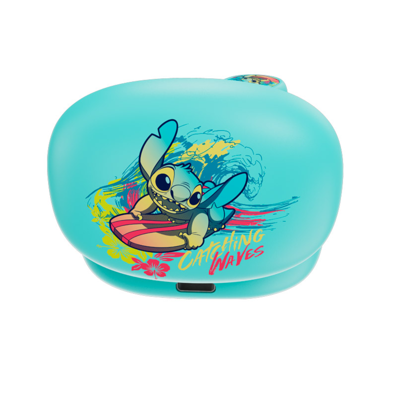 Audífonos TWS Stitch Inalámbricos con Estuche de Carga Azul-3