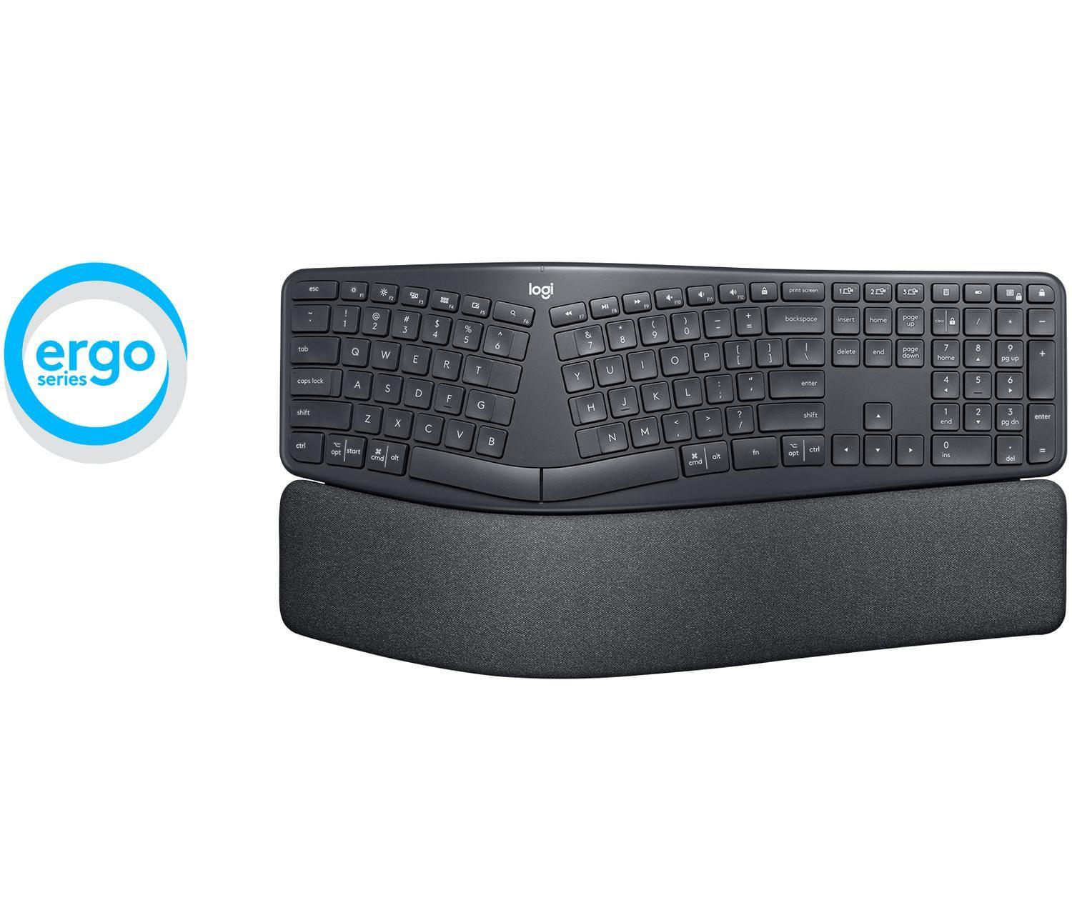 Teclado ERGO K860 Inalámbrico Negro-3