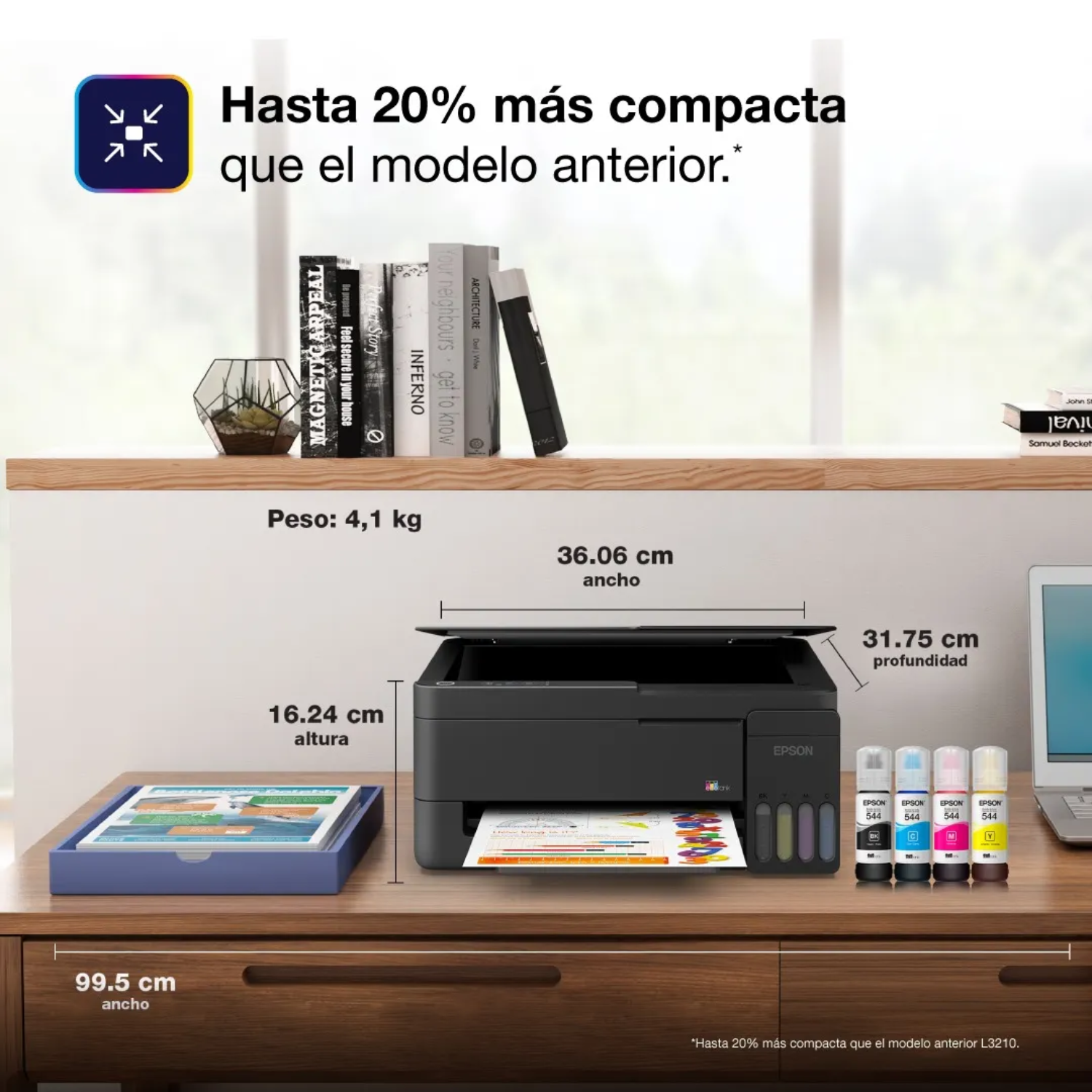 Impresora Epson EcoTank L3310 Multifuncional WiFi USB-6