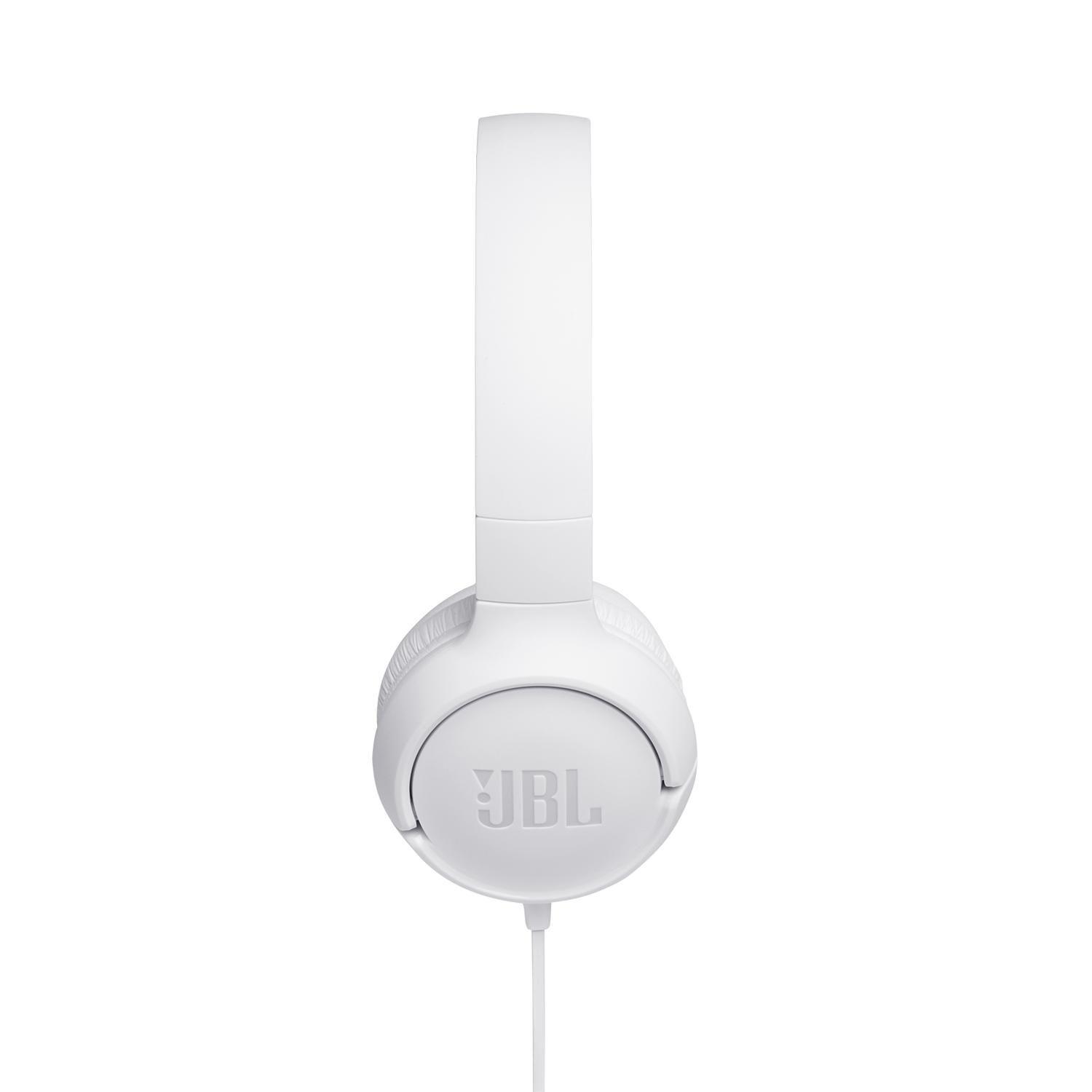 Audífonos Diadema c/Micrófono JBL Tune 500 Alámbrico Blanco-3