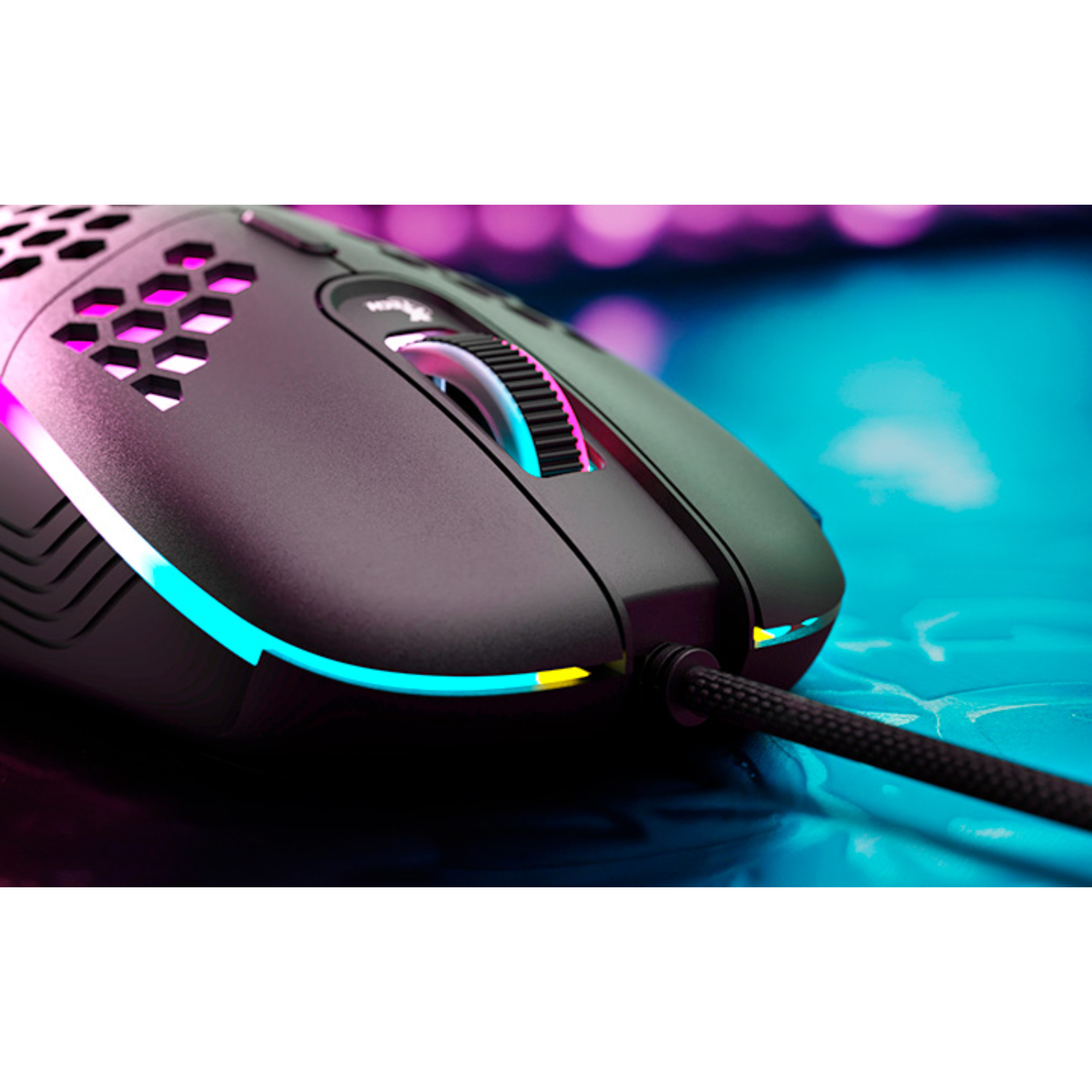 Mouse Gamer Lightbuzz 7 Botones RGB con Cable Negro-4