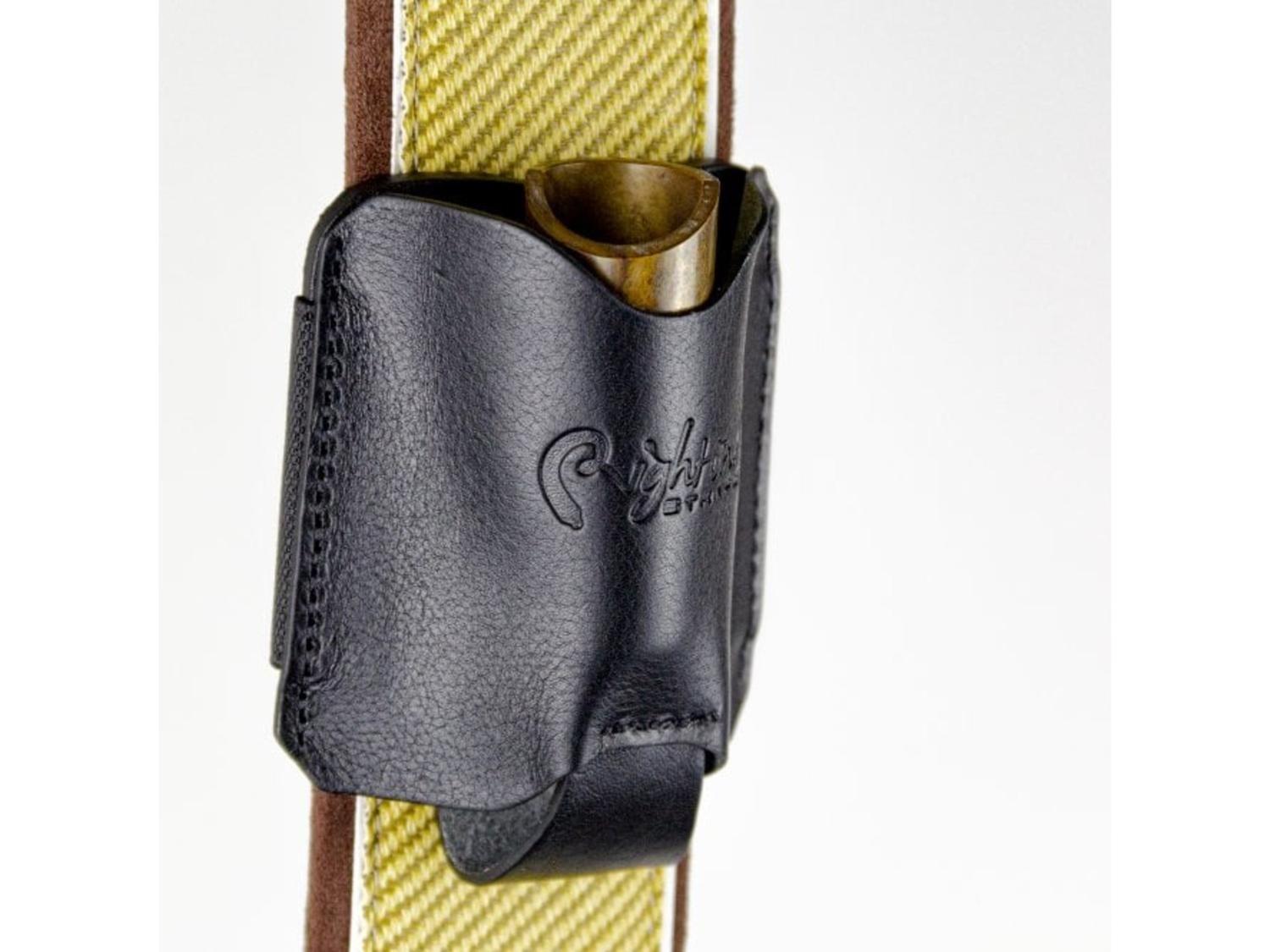 Soporte Porta Slide Armonica de Cuero P/Correa Black-2