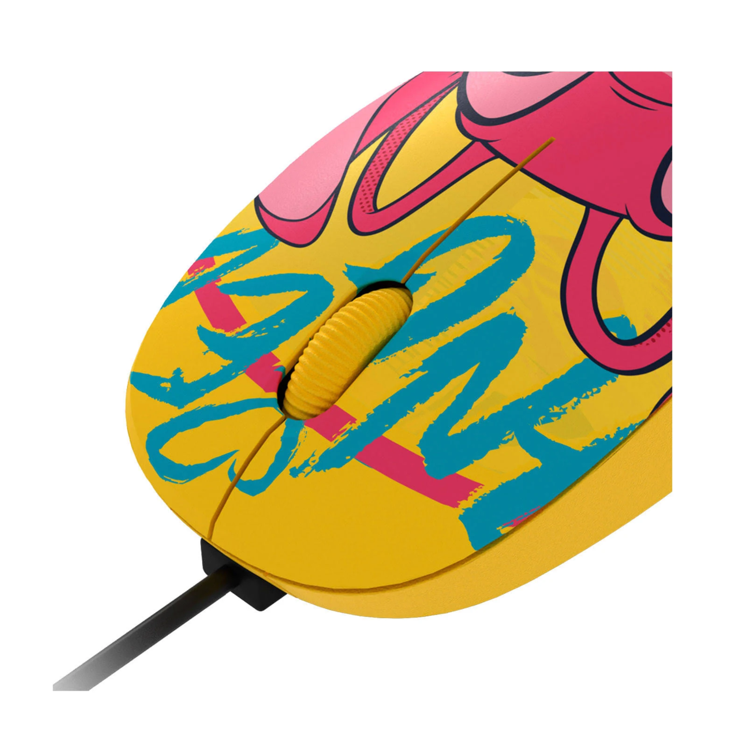 Mouse con Cable Edición Stitch Amarillo-2