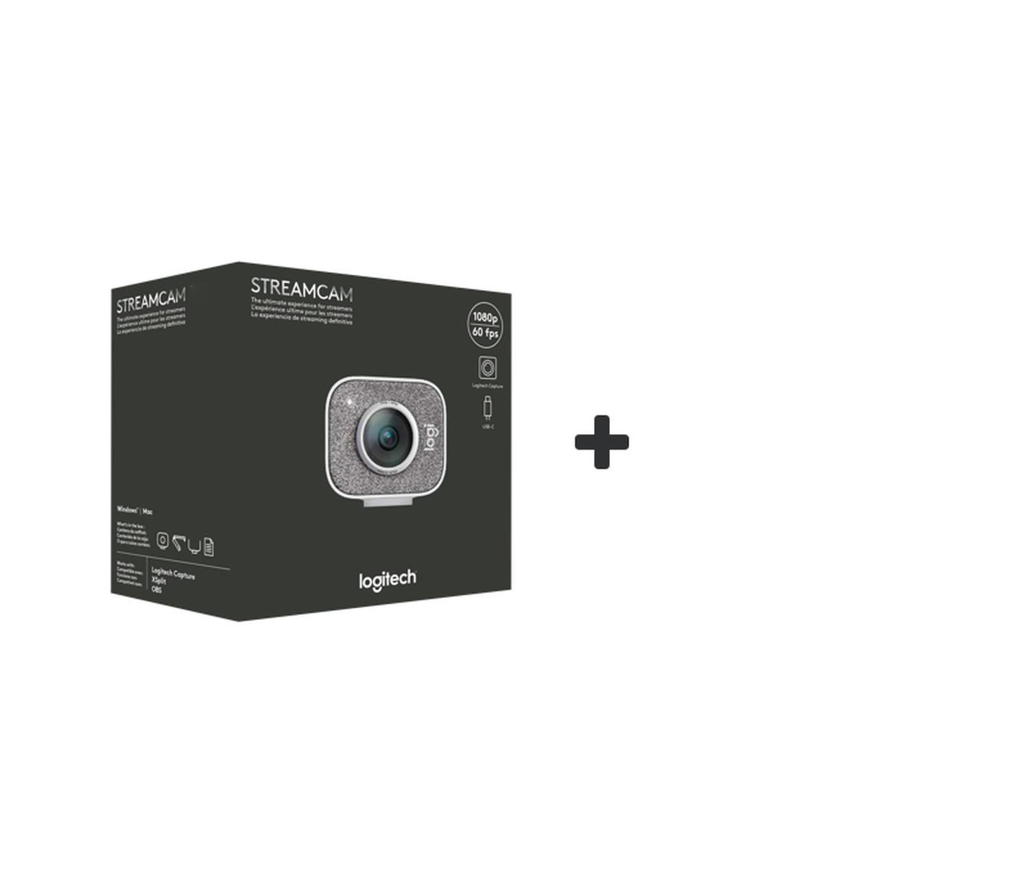 Cámara Web StreamCam Plus 1920 x 1080 Pixeles USB 3.2 Gen 1 Negro-5