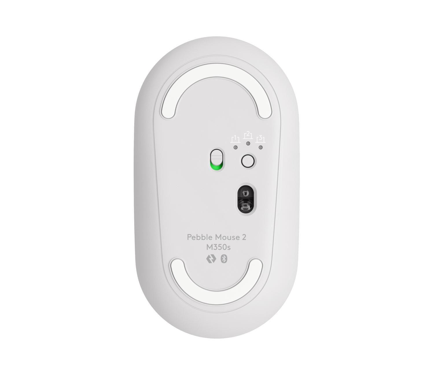 Mouse Bluetooth Pebble Mouse 2 M350s Blanco-6