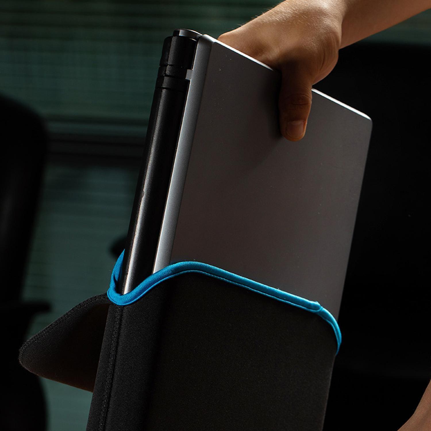 Funda 15.6" Negro, Azul-5