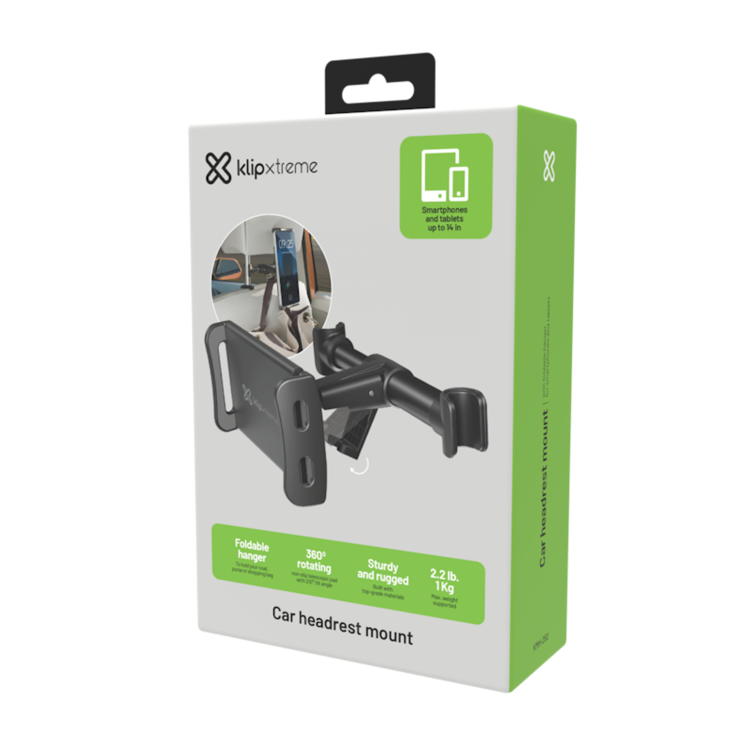 Soporte de Teléfono para Auto KlipXtreme Reposacabezas-4