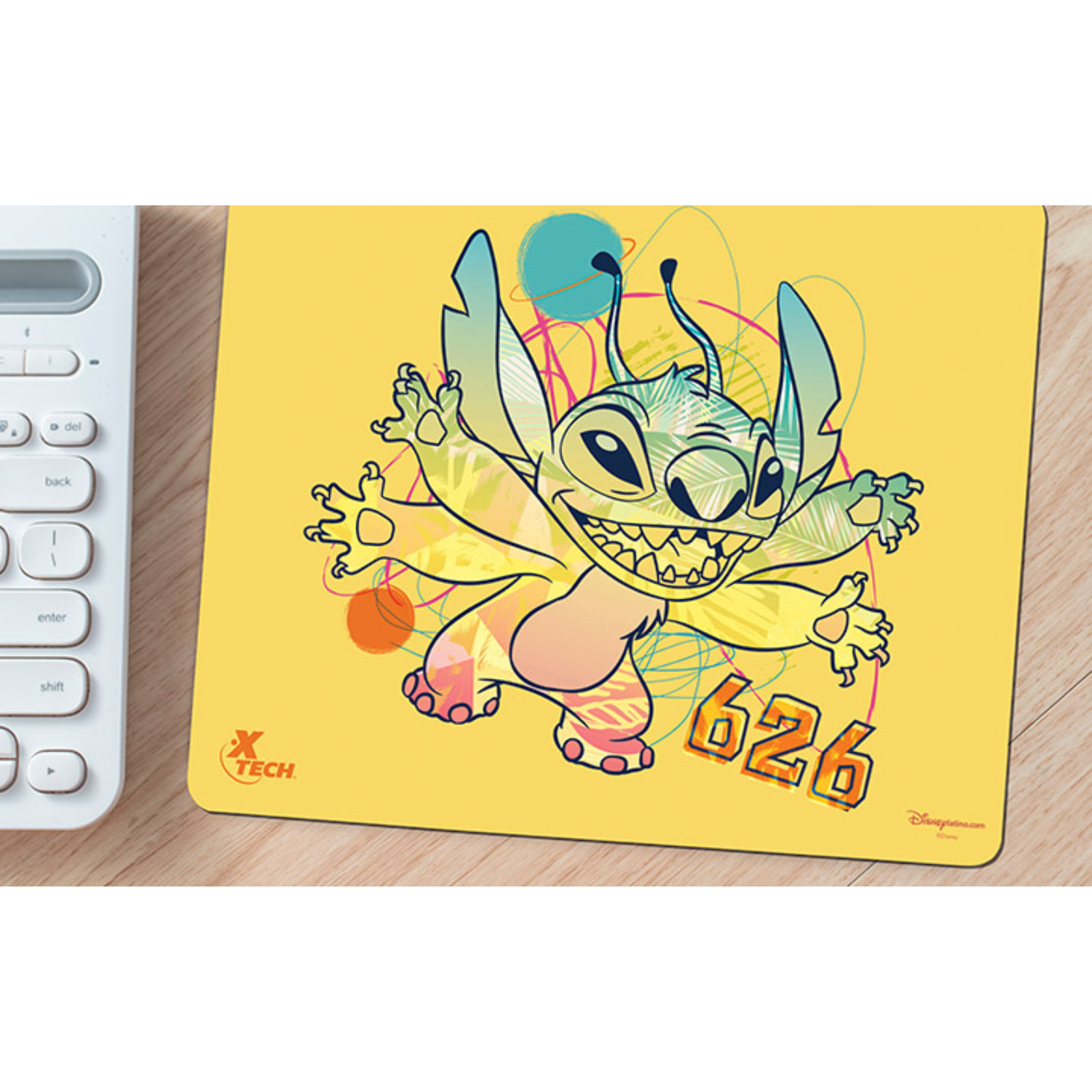 Mouse Pad Disney Stitch 22x18 cm Amarillo-2