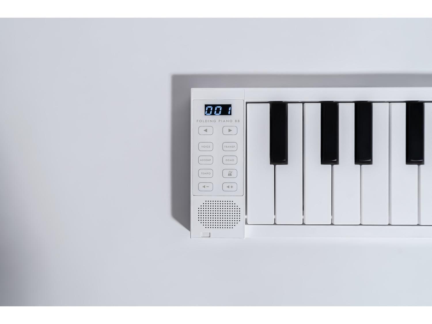 Piano PLEGABLE 88teclas, 128sonid, Parlant,USB, MIDI-9