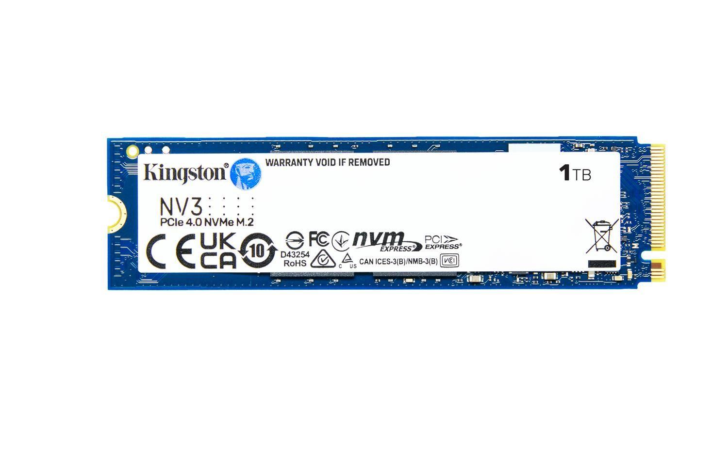 Unidad SSD Kingston NV3 1TB M.2 2280-2