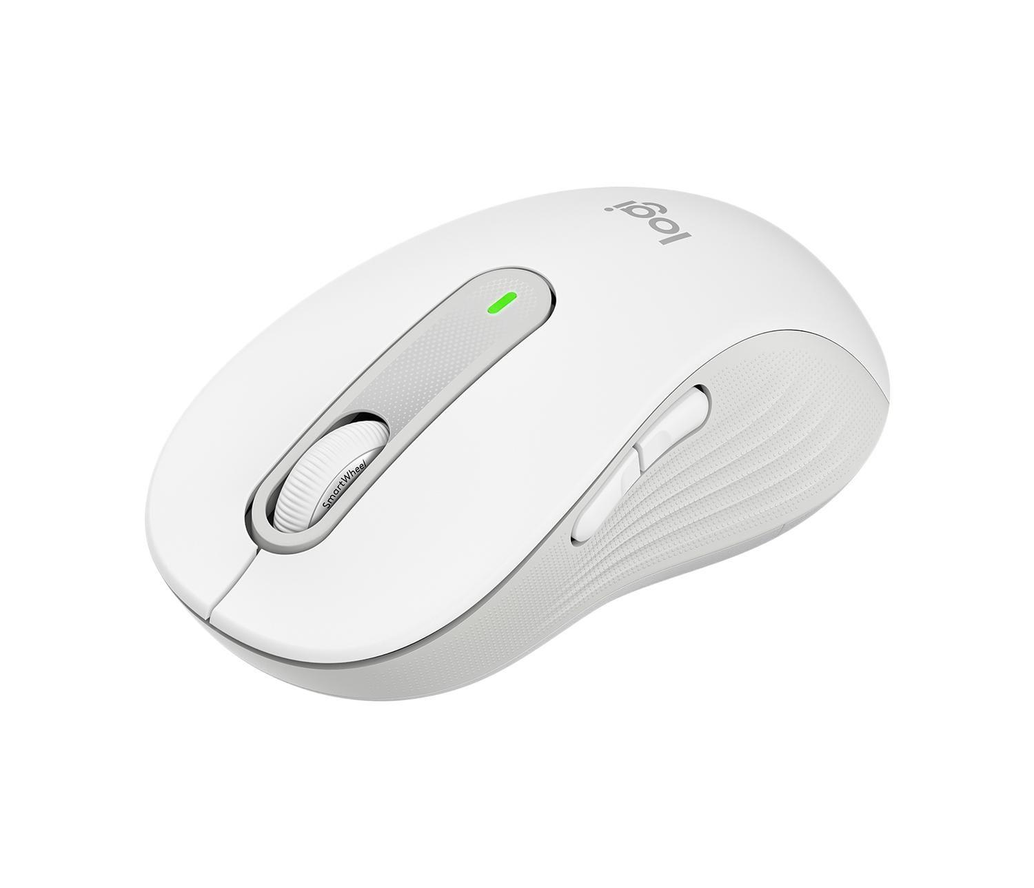 Mouse Inalambrico Signature M650 L Blanco-5