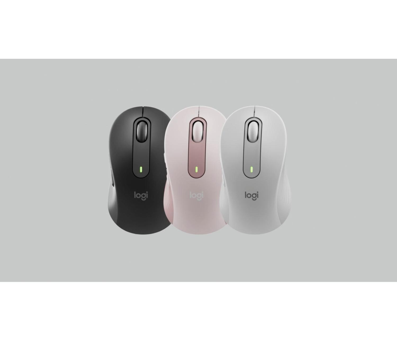Mouse Inalambrico Signature M650 L Blanco-3
