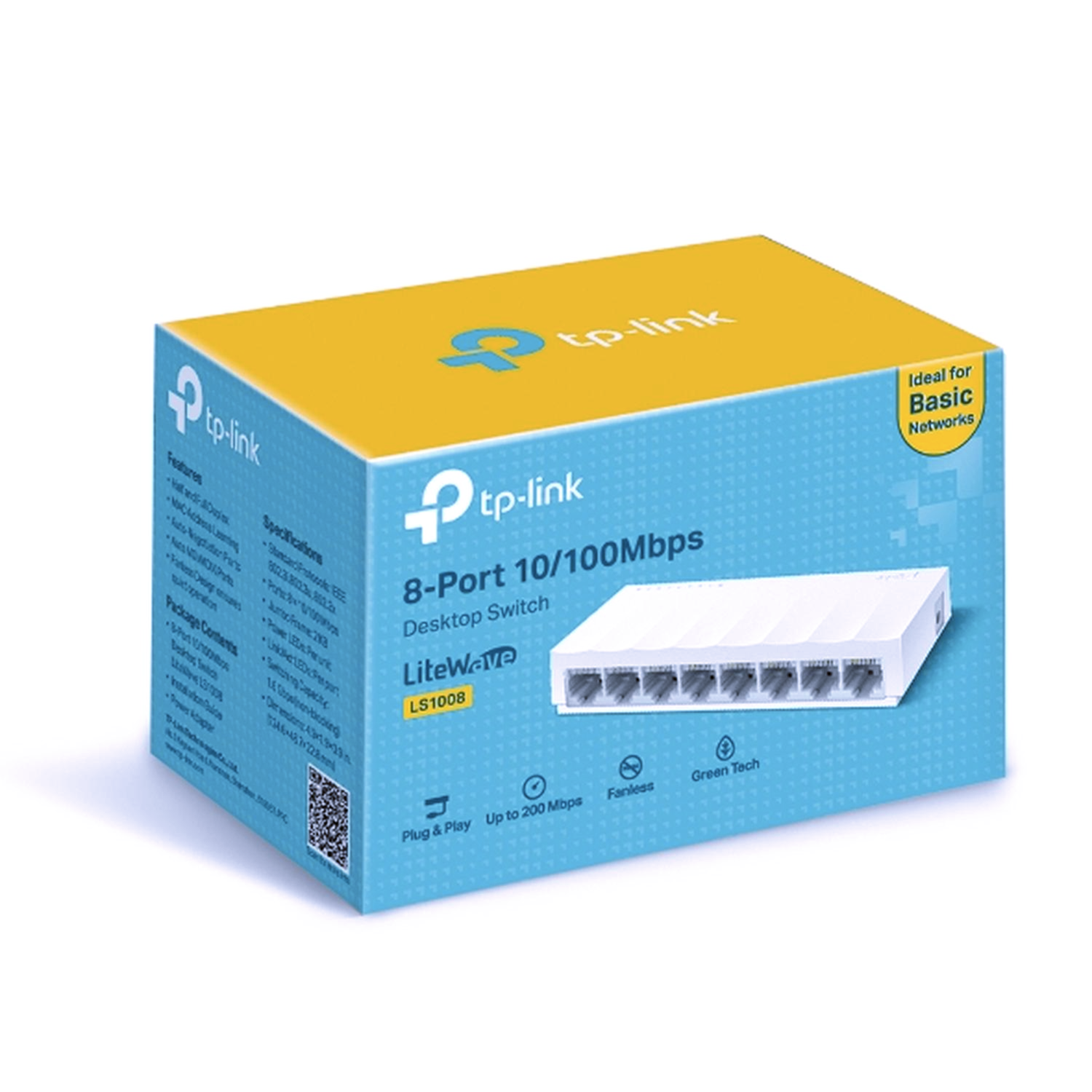 Switch TP-Link LS1008 8 Puertos RJ45 Ethernet-5