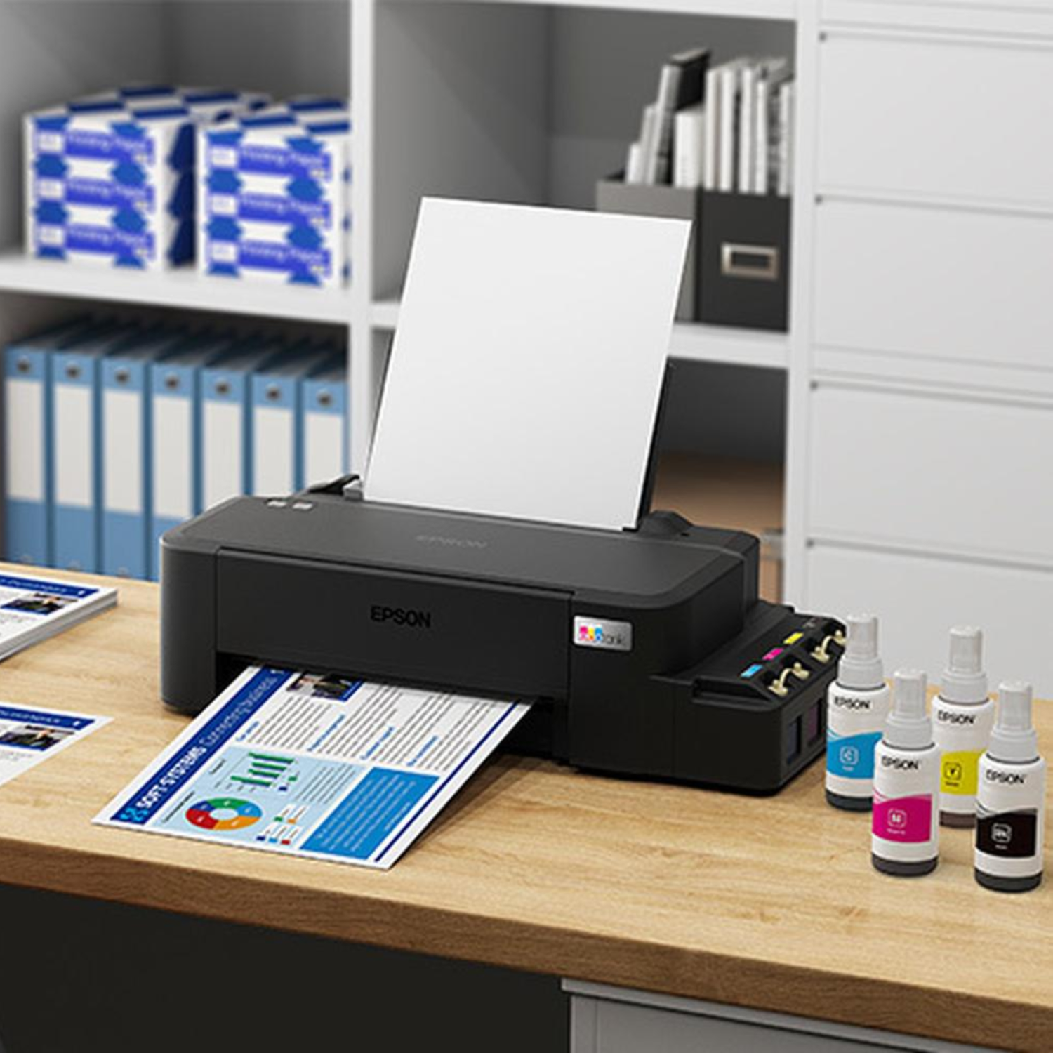 Impresora Ink-Jet EcoTank L121 Color USB-4