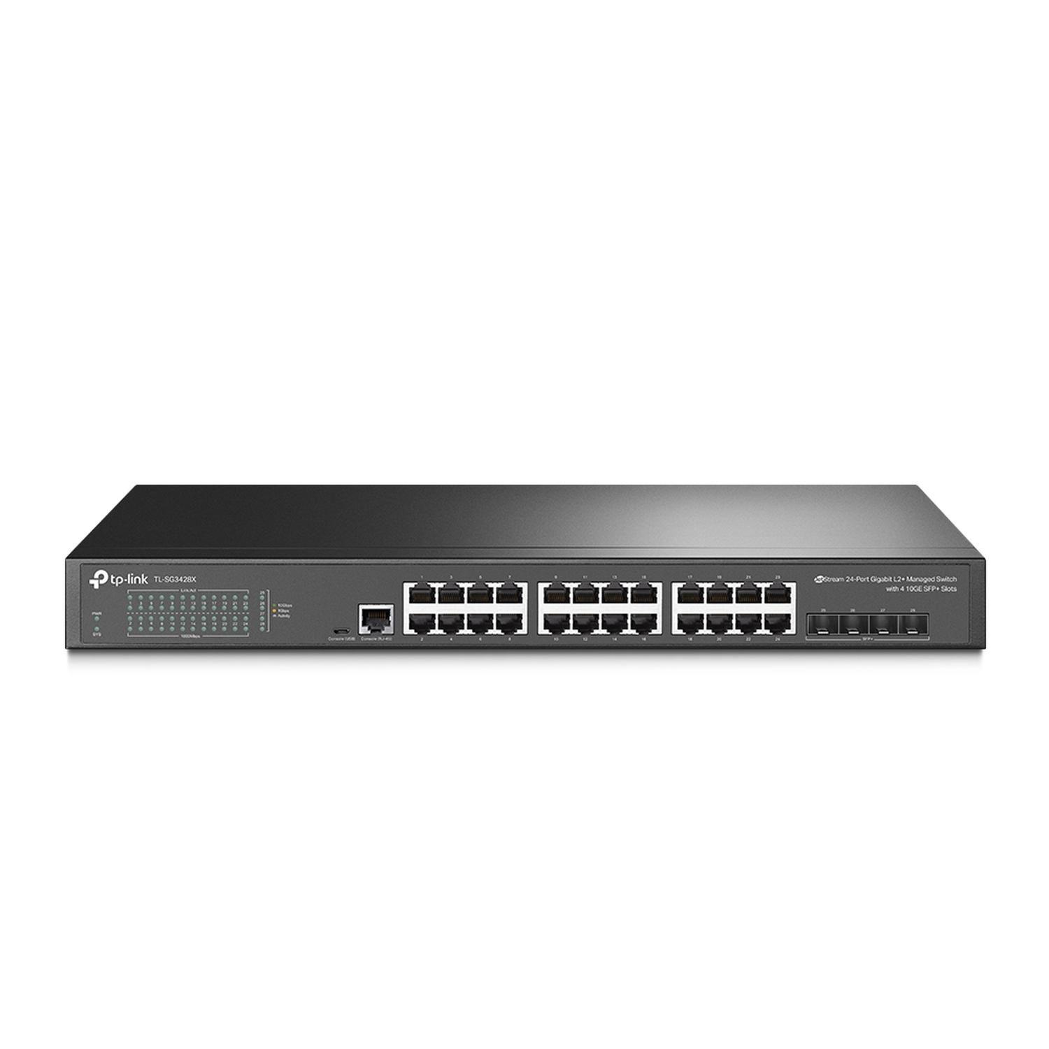Switch Gestionable TL-SG3428X JetStream 24 puertos Gigabit-0
