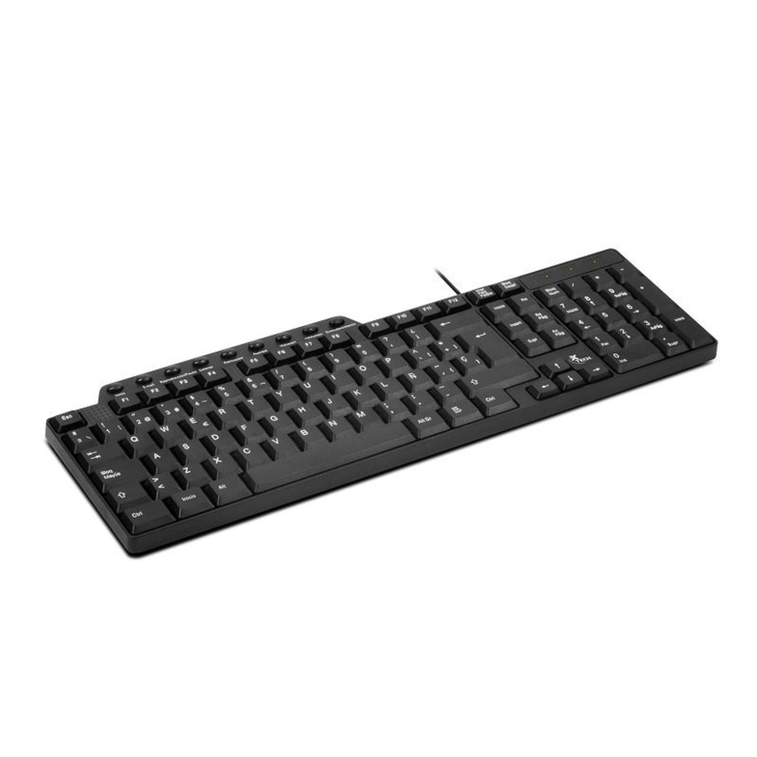 Teclado Multimedia USB XTK-160S Español Negro-0