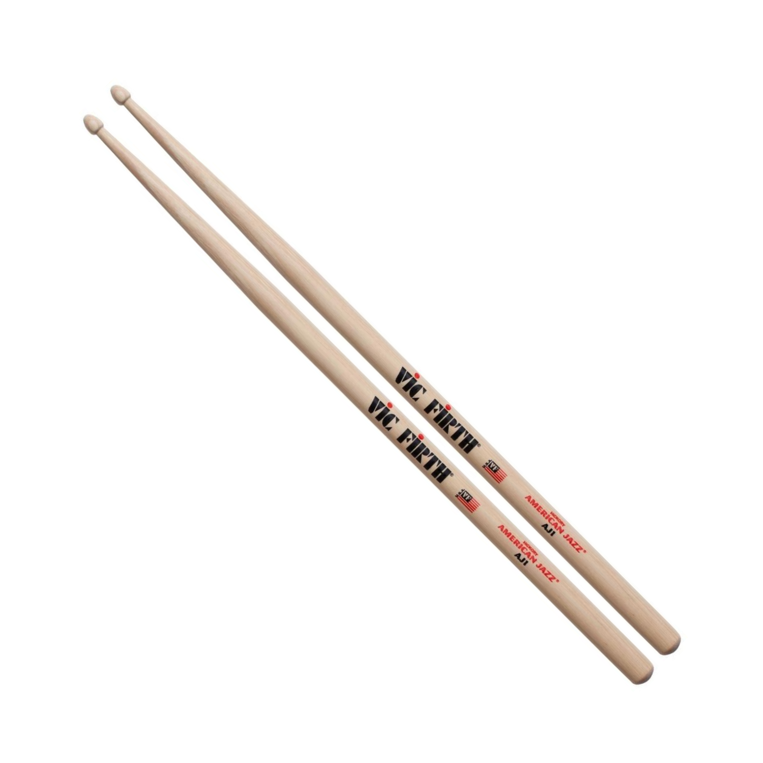 Baquetas Batería American Jazz 1 Vic Firth-0
