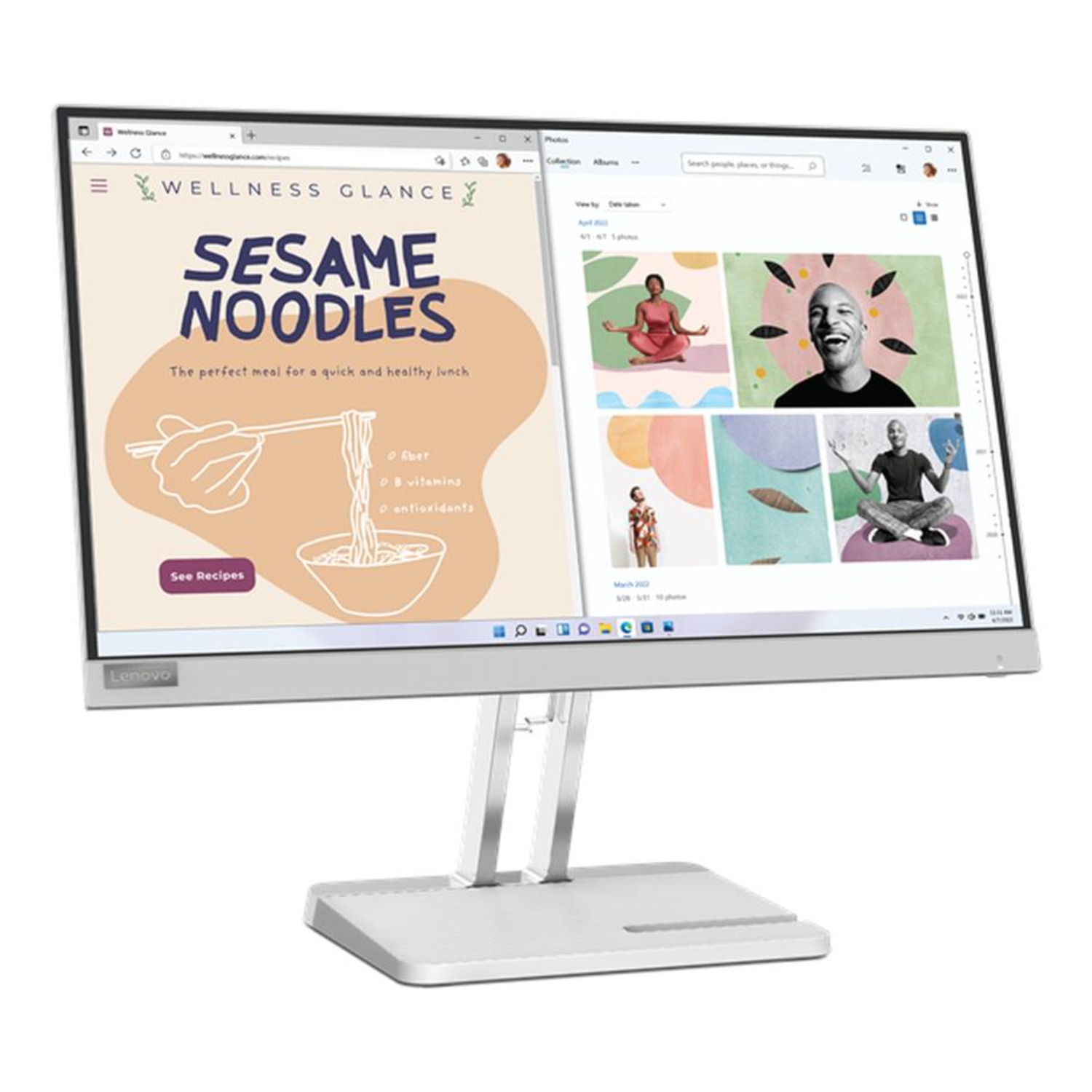 Monitor Lenovo L22e Full HD 21.5"-1