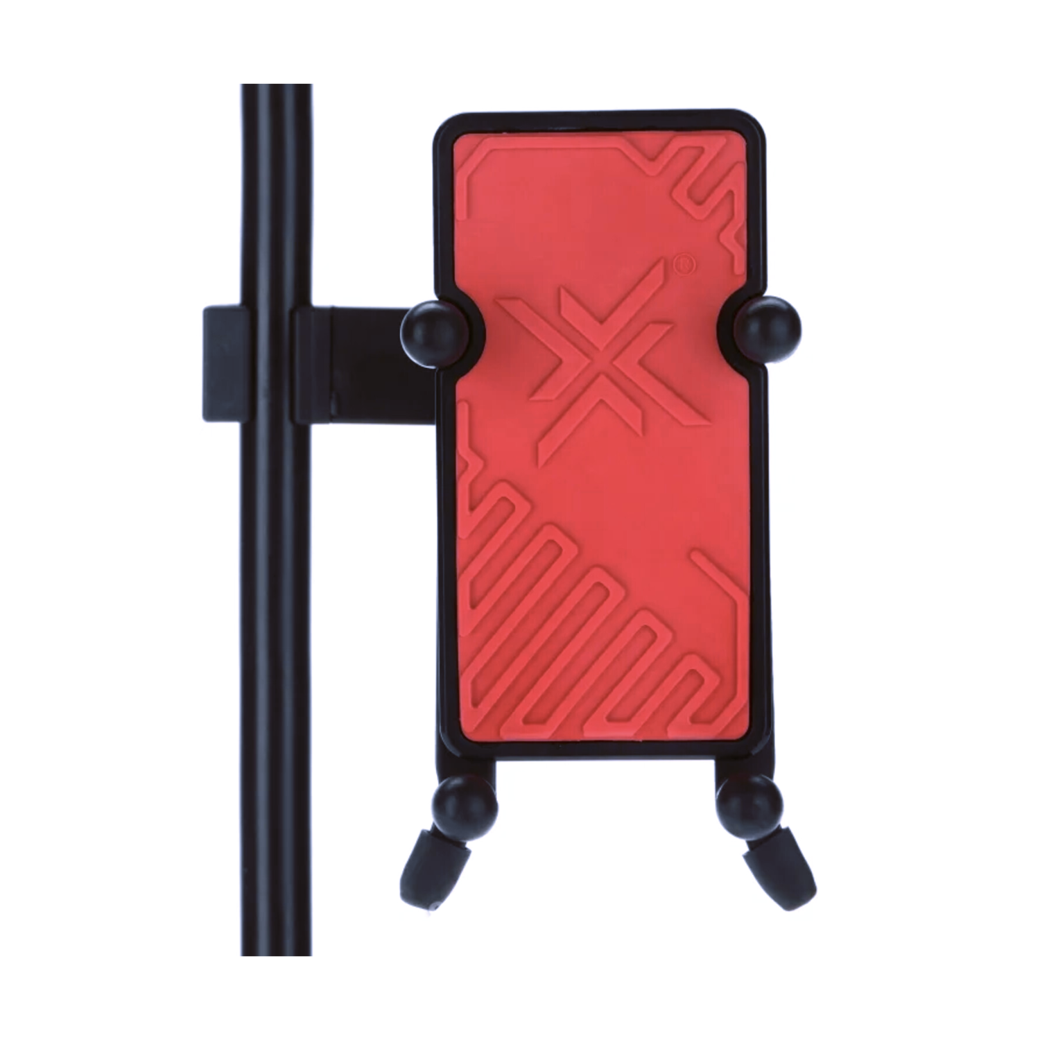 Soporte Smartphone para músicos Hamilton KB125E Rojo-3