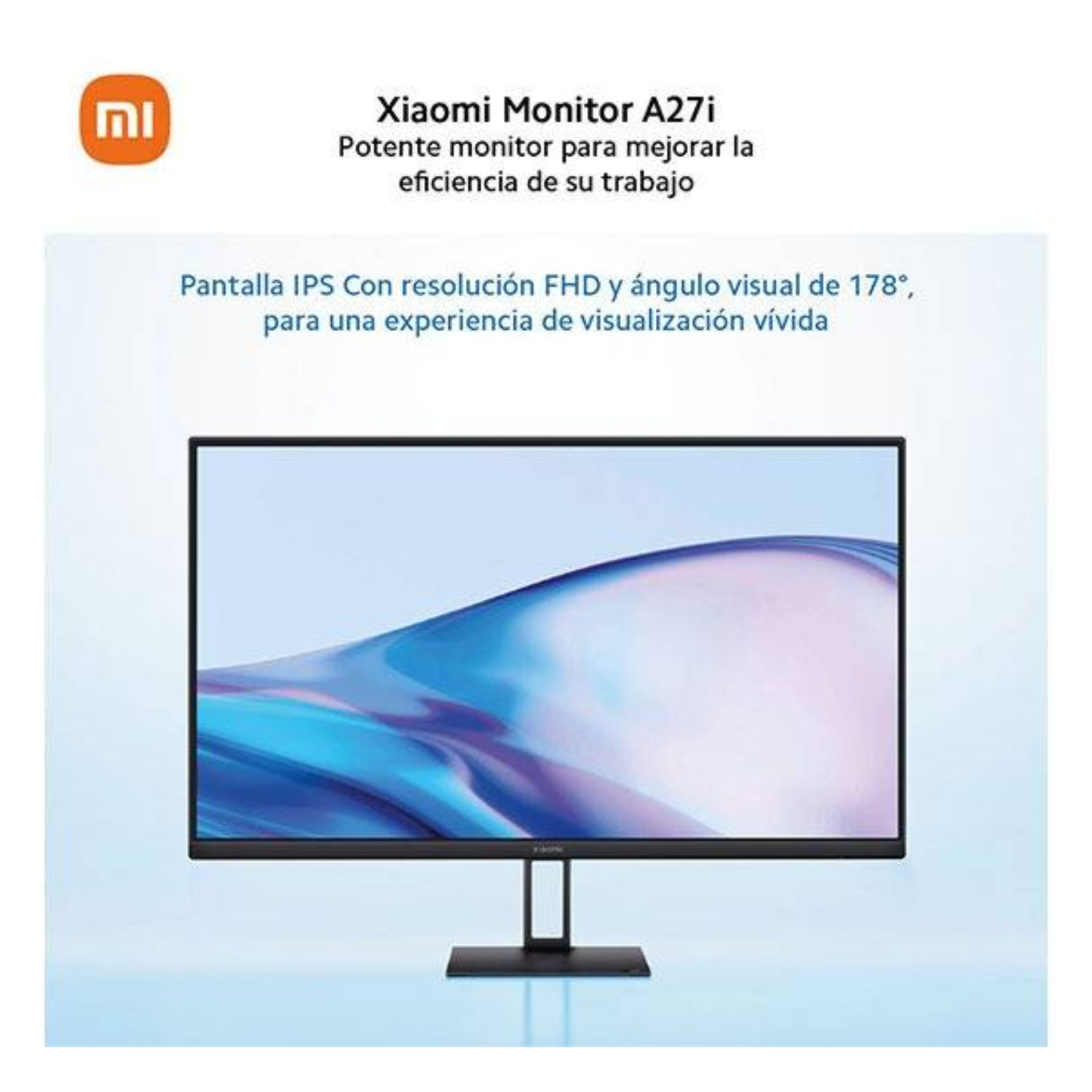 Monitor Xiaomi A27i 1920x1080 Pixeles Full HD LCD 27" Negro-4