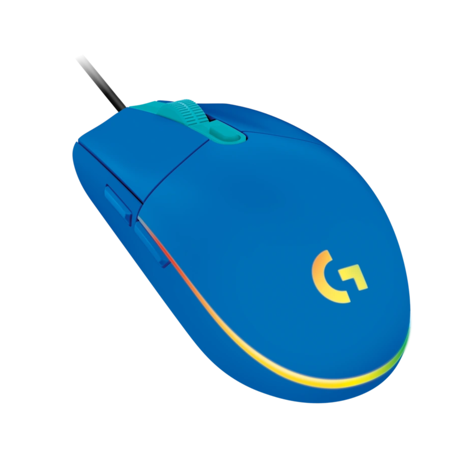 Mouse Gamer Logitech G203 LIGHTSYNC con Cable Azul-3