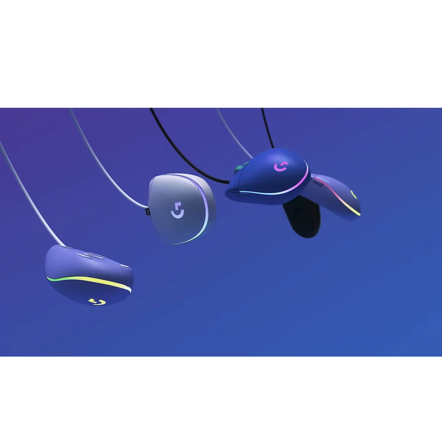 Mouse Gamer Logitech G203 LIGHTSYNC con Cable Azul-4