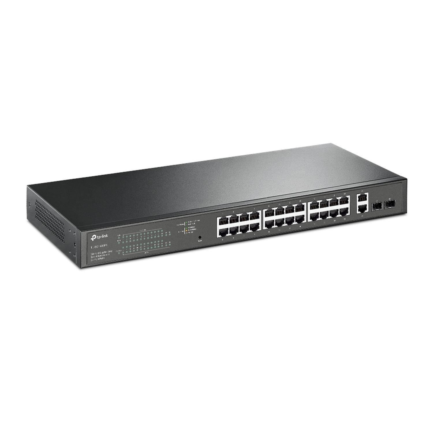 Switch TP-Link TL-SG1428PE 24 puertos Gigabit 56Gbps SFP PoE 250W-1