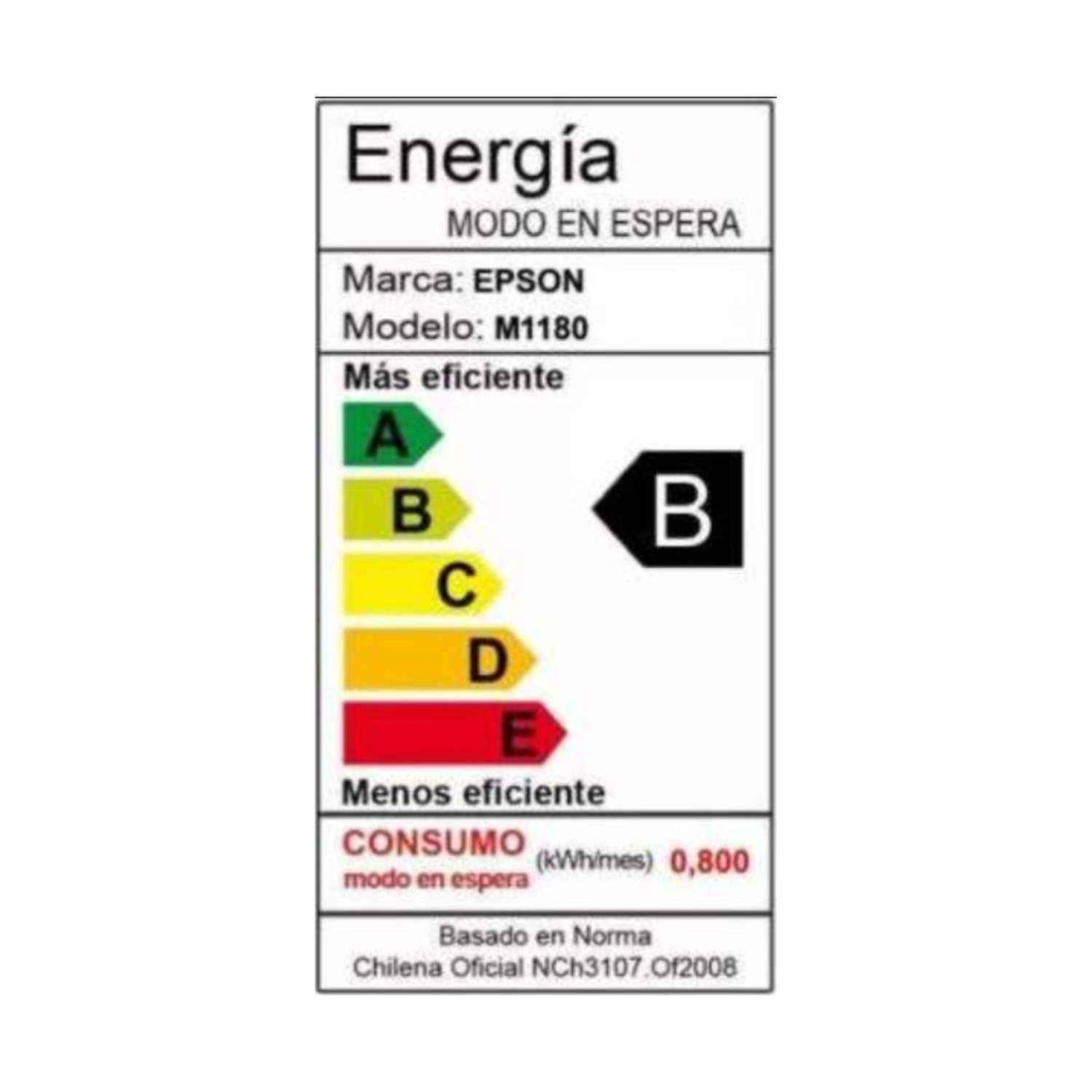 Impresora Monocromática Epson EcoTank M1180 WiFi-5