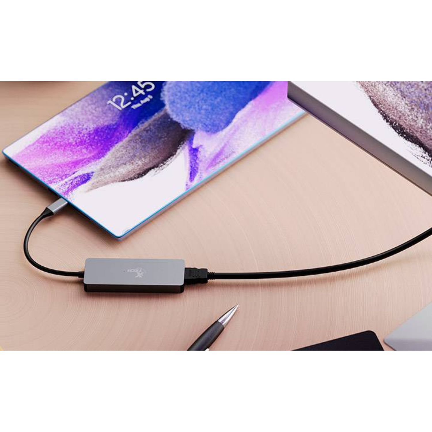 Adaptador Multipuerto 5 en 1 USB-C XTC-564 Gris-2