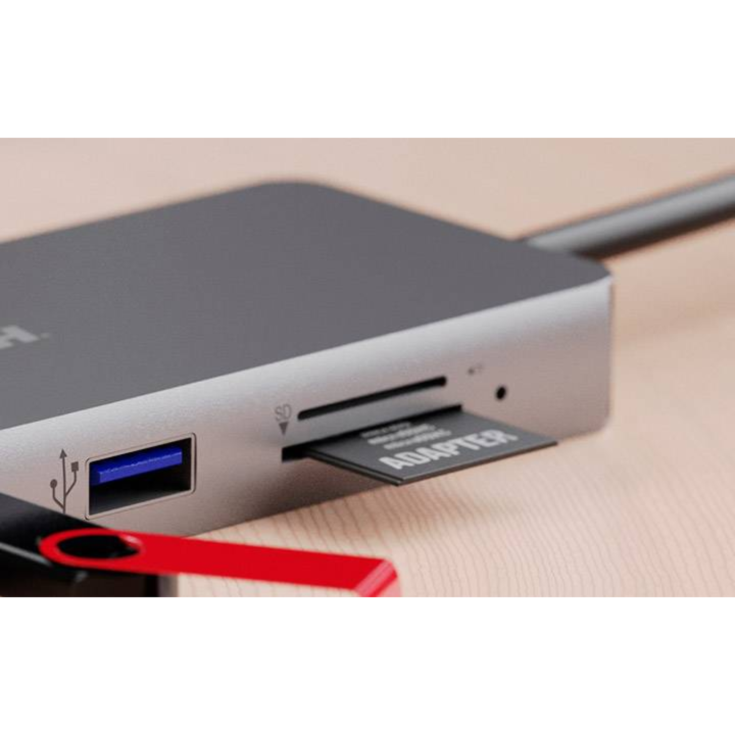 Adaptador Multipuerto 5 en 1 USB-C XTC-564 Gris-4