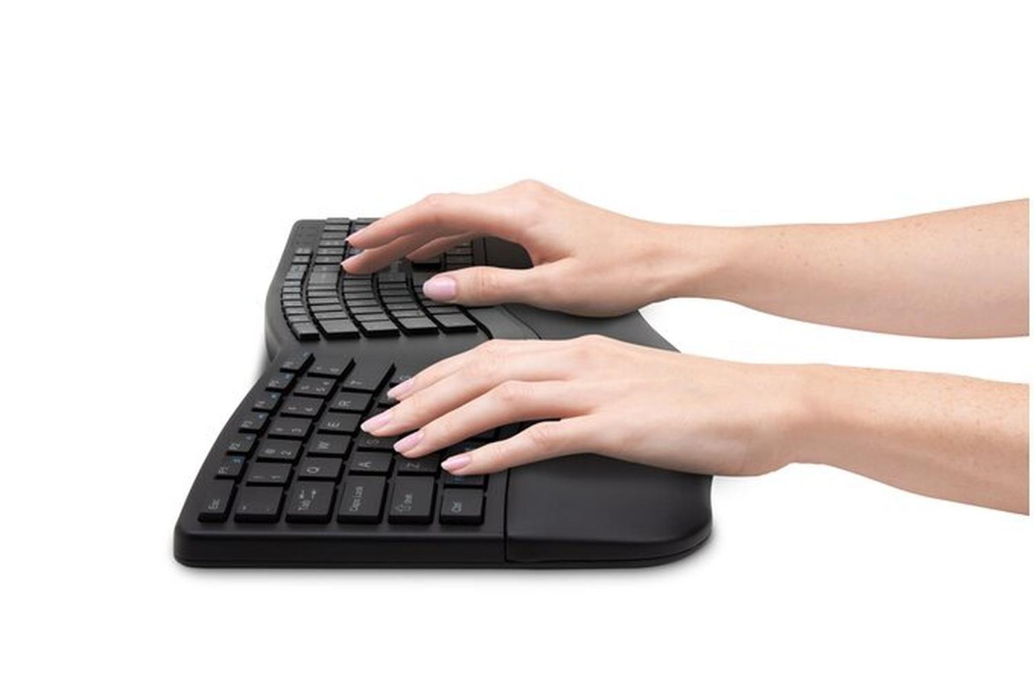 Teclado Ergonómico Inalámbrico Pro Fit Negro-4