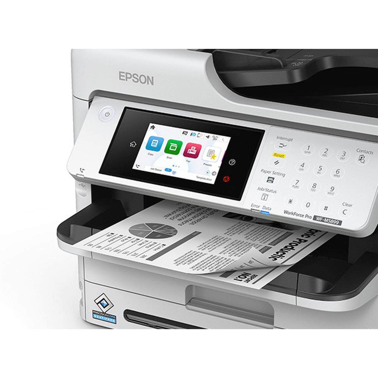 Impresora Multifuncional Epson WF-M5899 Monocromática WiFi-4