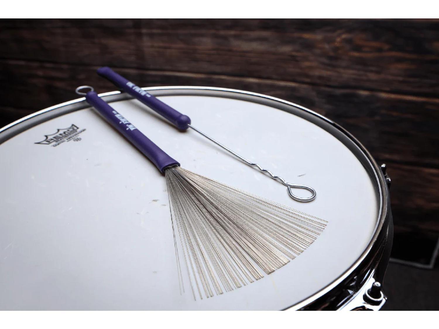 Escobillas para percusión Heritage/Mango de goma-4