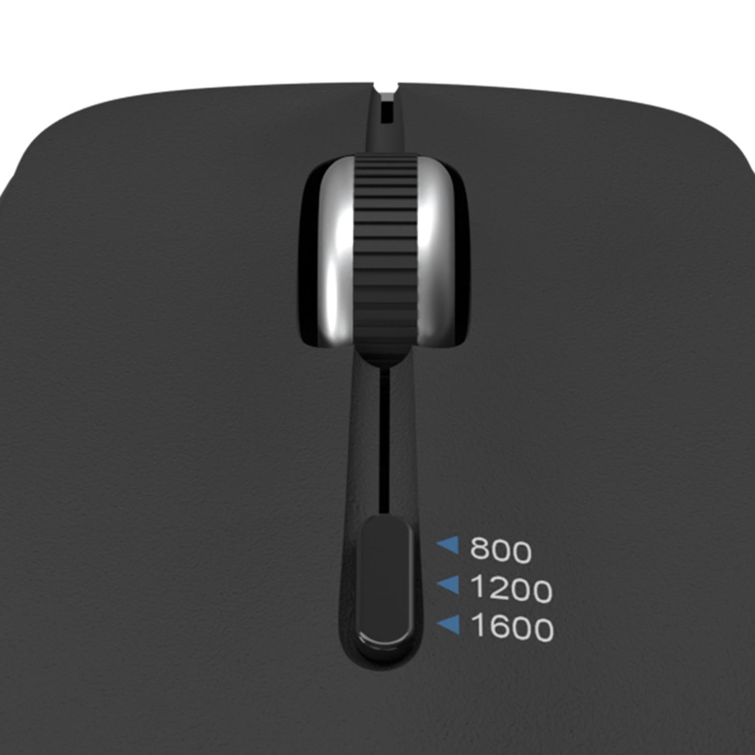 Kit Teclado y Mouse Revolution RF inalámbrico QWERTY Negro-5