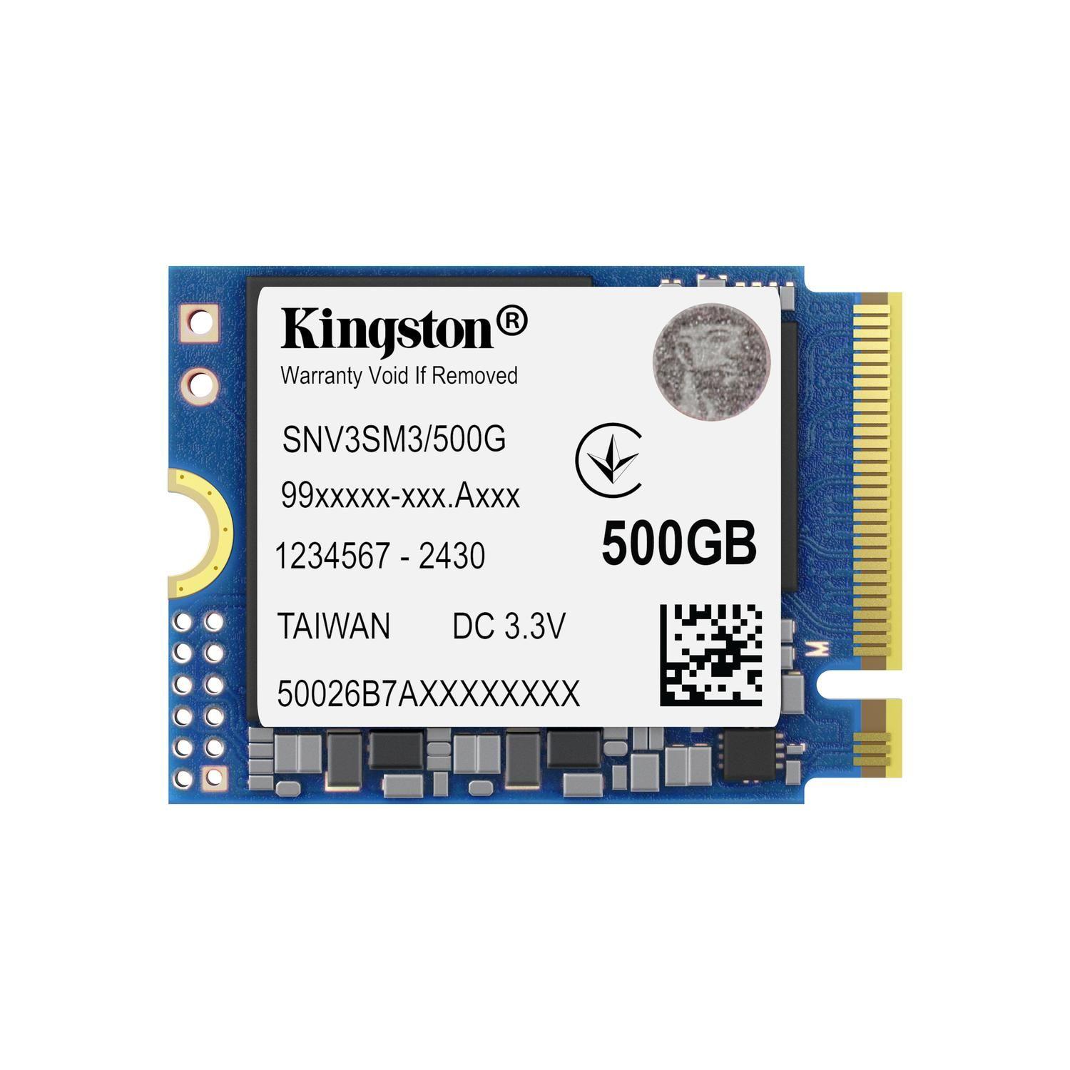 Unidad SSD Kingston NV3 500GB NVMe PCIe 4.0 M.2 2230-0