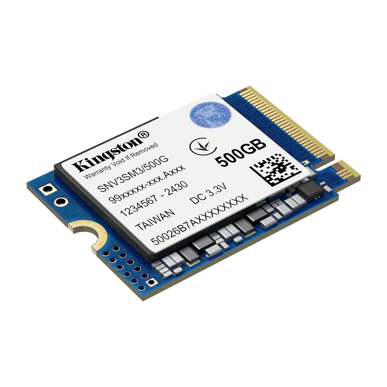 Unidad SSD Kingston NV3 500GB NVMe PCIe 4.0 M.2 2230-1