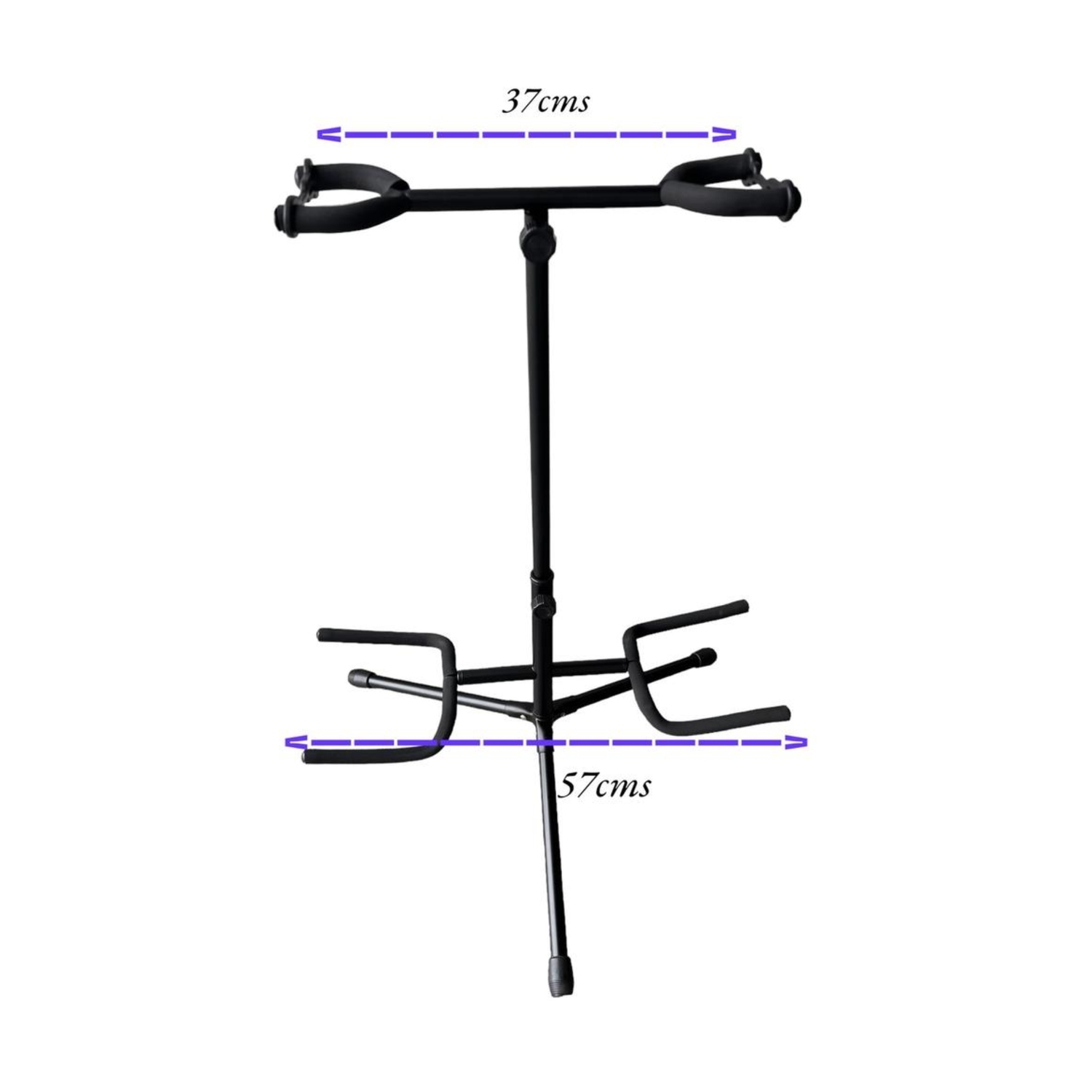 Soporte Doble para Guitarra Hamilton Negro-4
