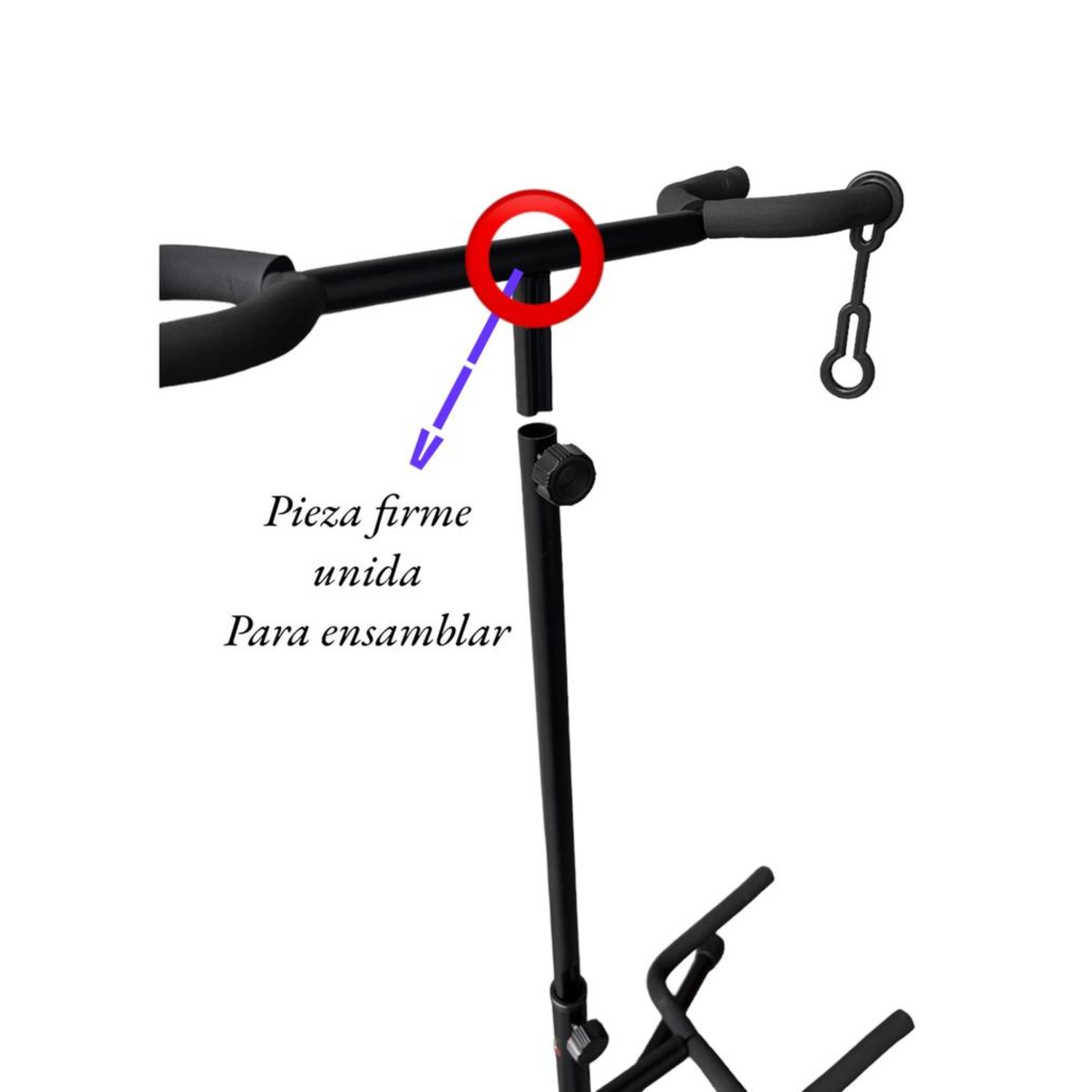 Soporte Doble para Guitarra Hamilton Negro-7