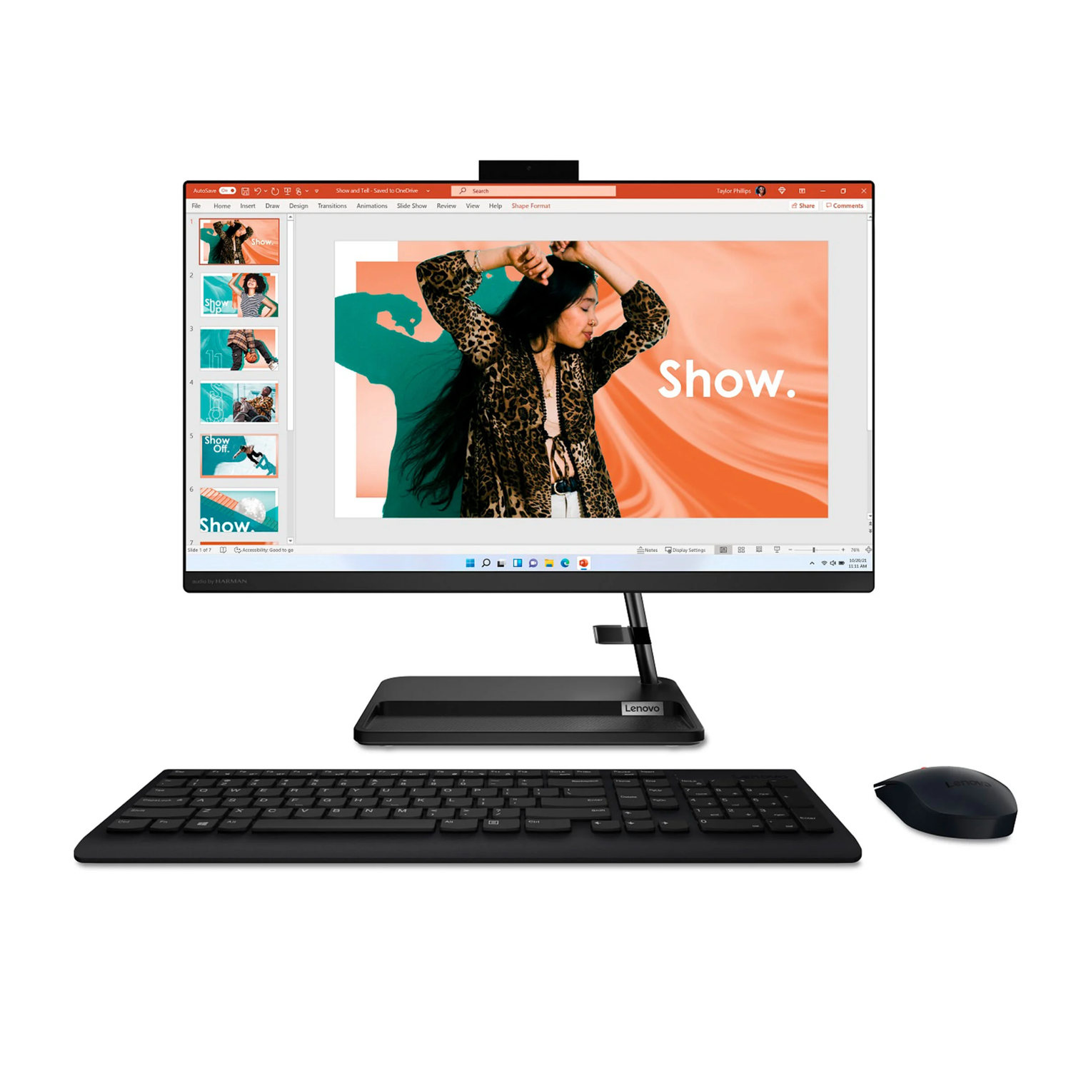 All in One IdeaCentre 3 i5-12450H Win11 Home 8GB 512GB 23.8"-0