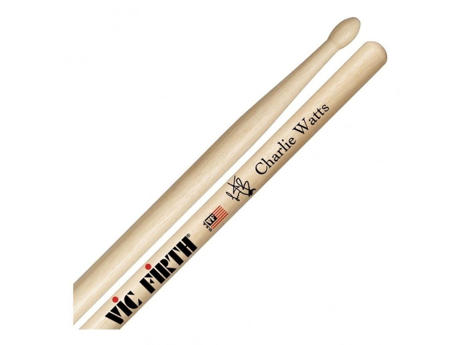 Baquetas Batería Serie Autografiados/Charlie Watts Vic Firth-2