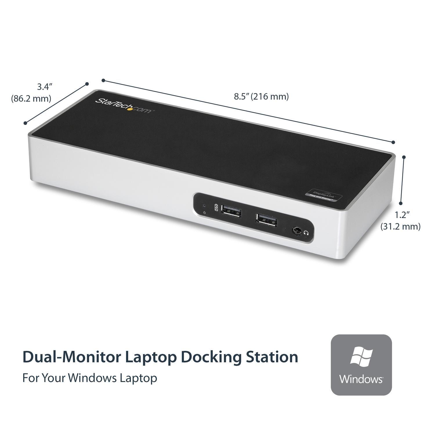 Docking Station StarTech DK30ADD USB 3.0 Dual Monitor-2