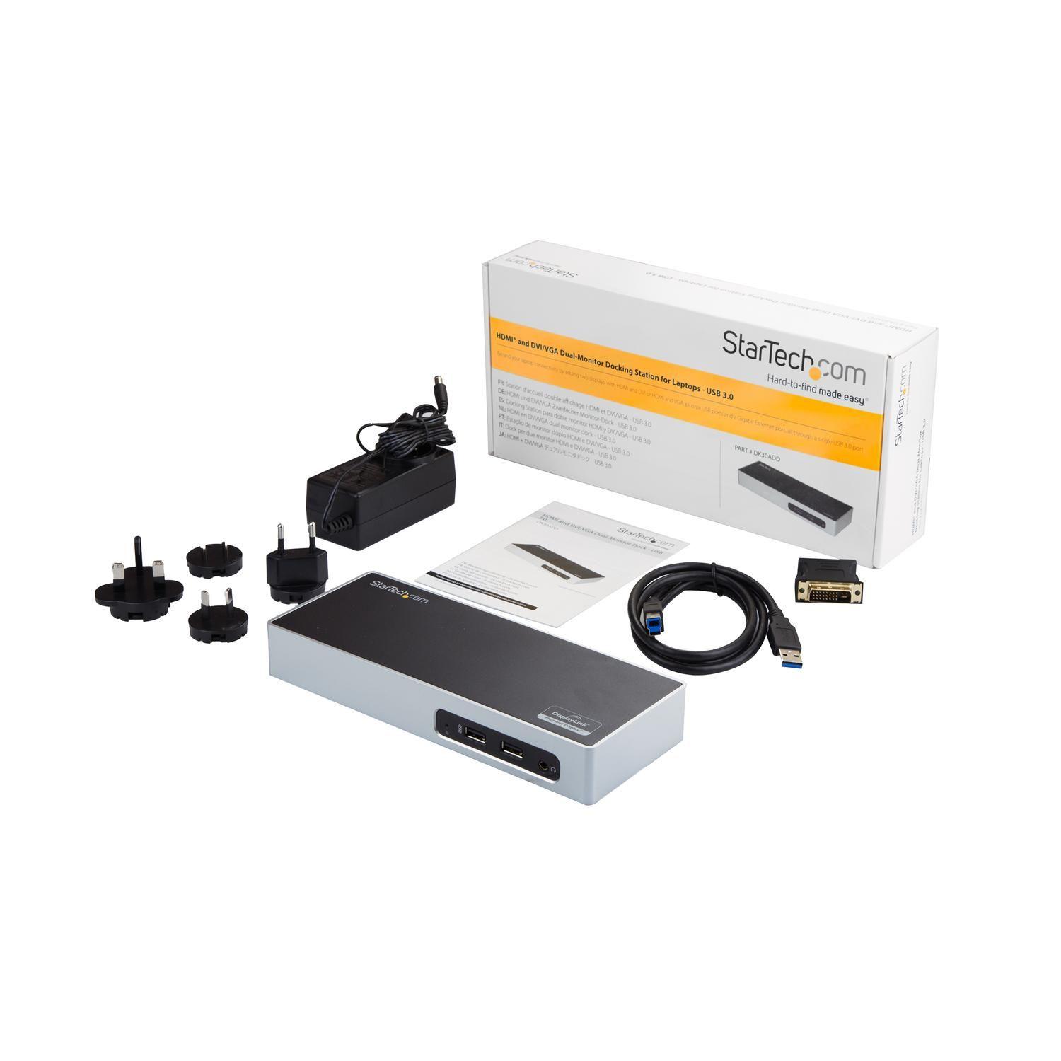 Docking Station StarTech DK30ADD USB 3.0 Dual Monitor-7