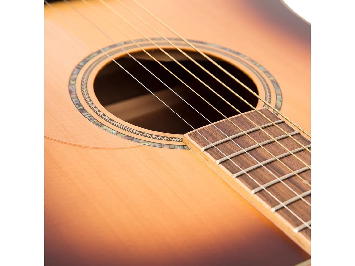 Guitarra Acústica Dreadnought Tapa SOLIDA Sitka Spruce-6