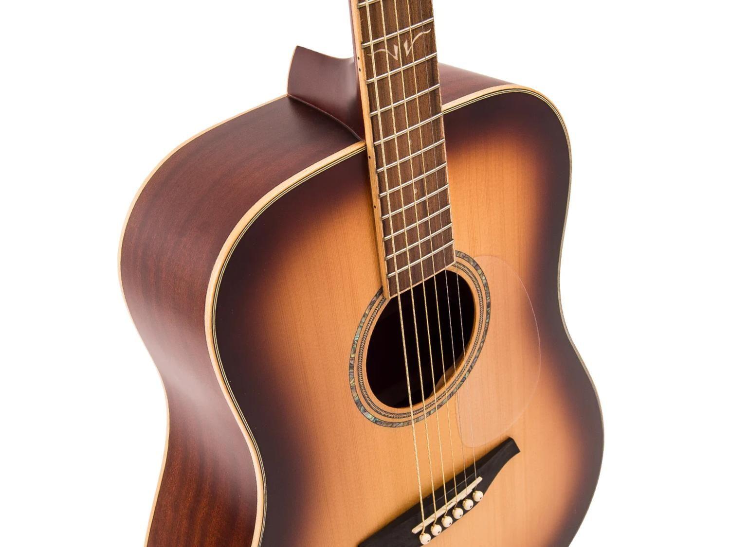 Guitarra Acústica Dreadnought Tapa SOLIDA Sitka Spruce-7